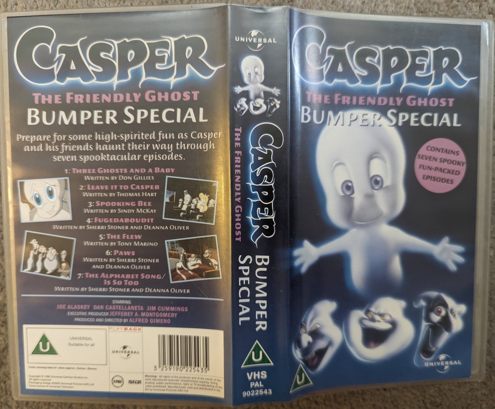 Casper The Friendly Ghost Bumper Special VHS Video - Flippin Retro Video Shop