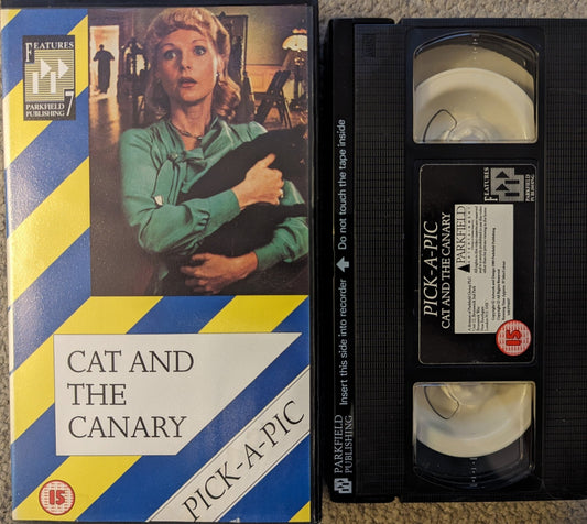 Cat and the Canary (1978) VHS Video - Flippin Retro Video Shop