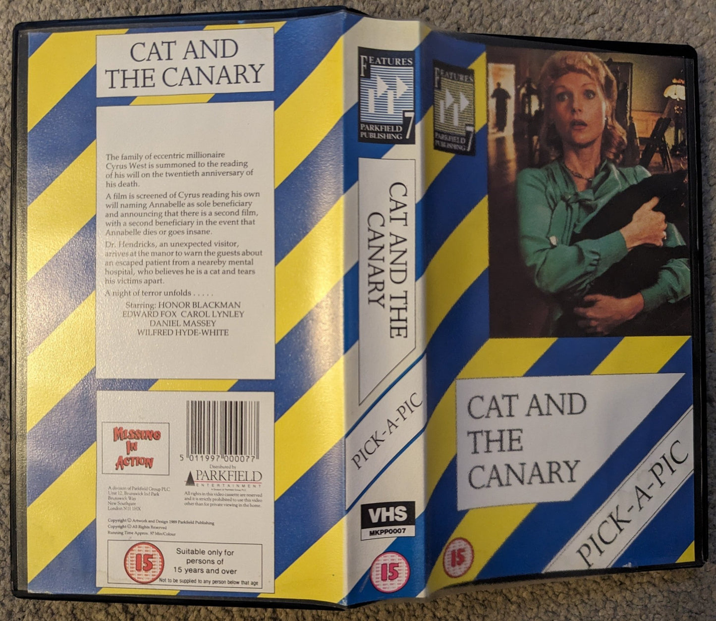 Cat and the Canary (1978) VHS Video - Flippin Retro Video Shop