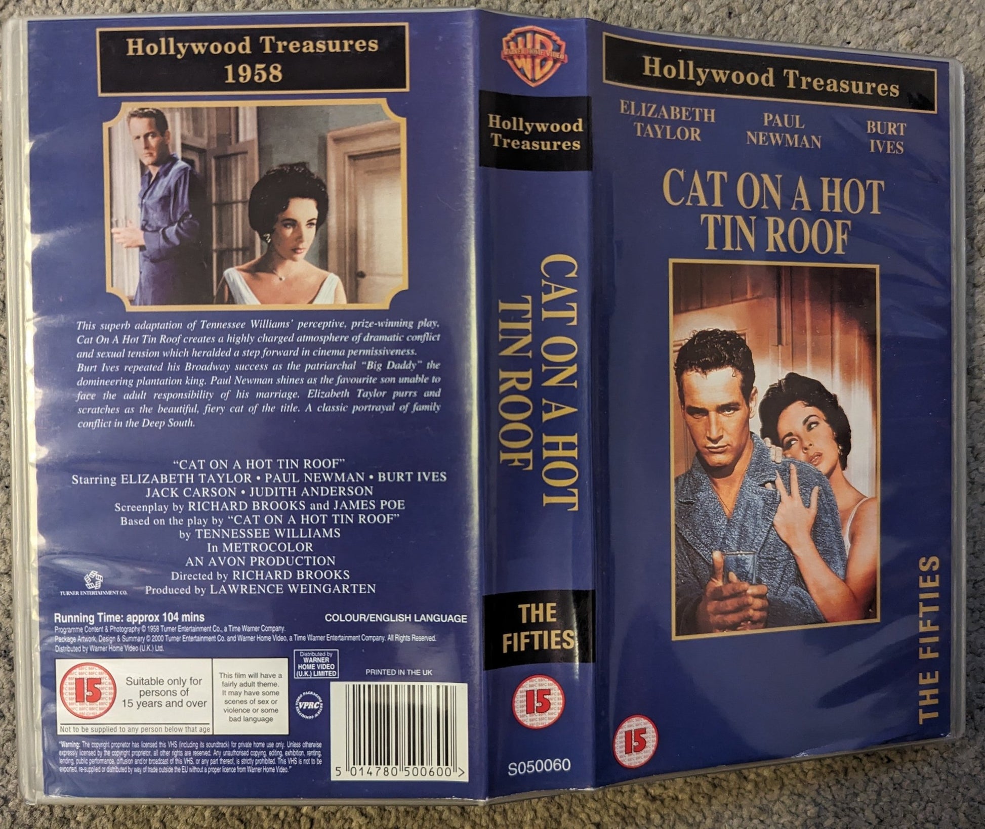 Cat On A Hot Tin Roof (1958) VHS Video *Sealed* - Flippin Retro Video Shop