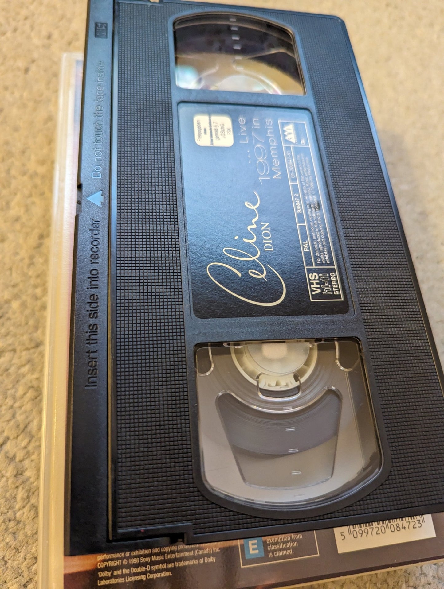 Celine Dion Live In Memphis (1997) VHS Video - Flippin Retro Video Shop