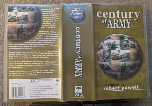 Century Of Army VHS Video *Sealed* - Flippin Retro Video Shop