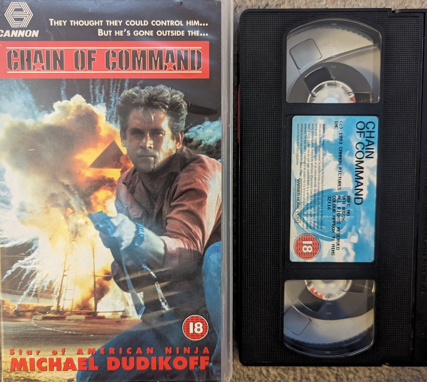 Chain Of Command (1994) VHS Video - Flippin Retro Video Shop