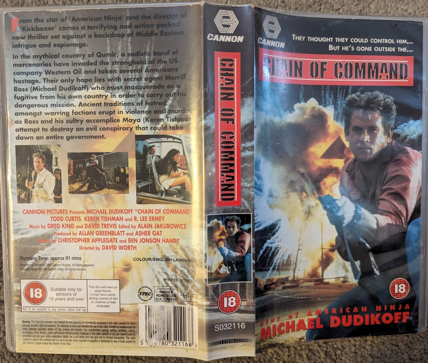 Chain Of Command (1994) VHS Video - Flippin Retro Video Shop