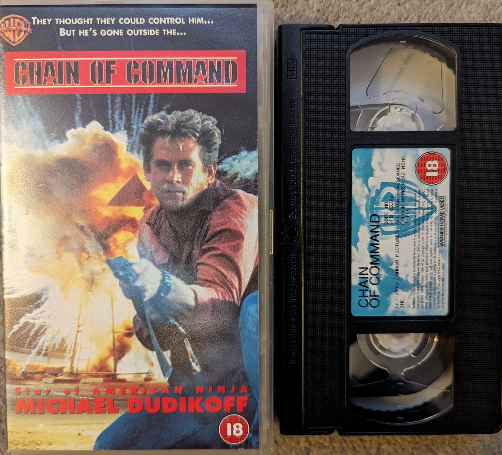 Chain Of Command (1994) VHS Video - Flippin Retro Video Shop