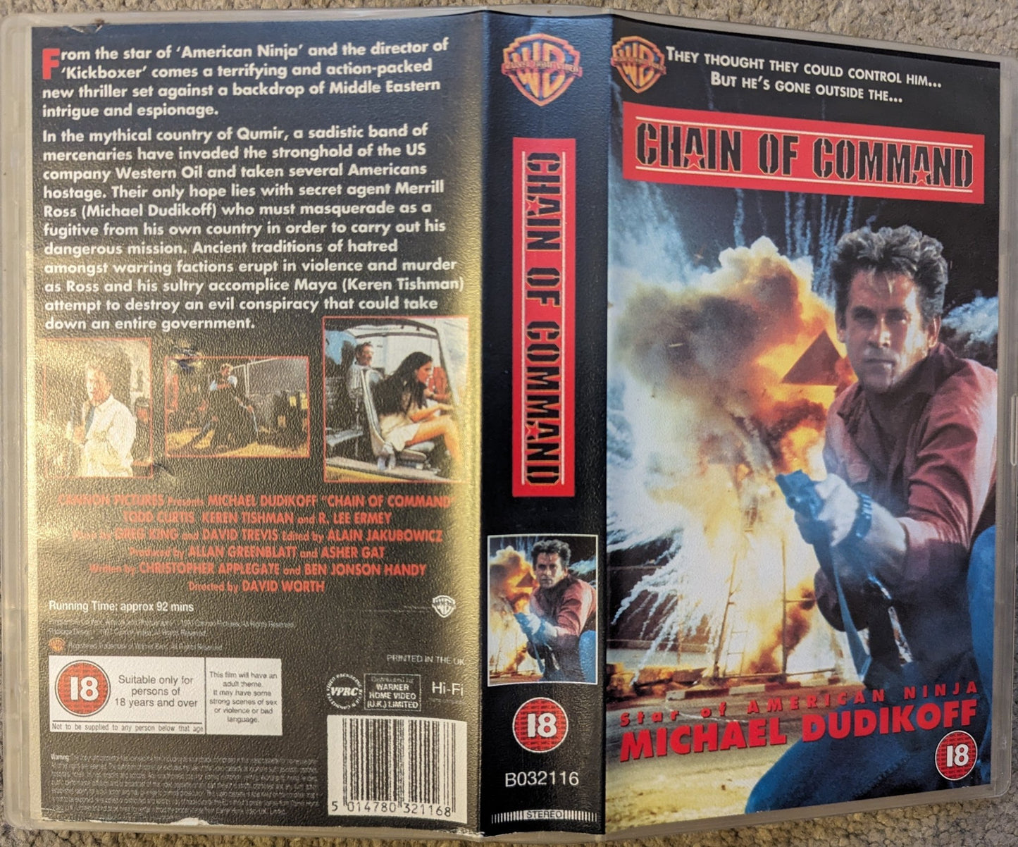 Chain Of Command (1994) VHS Video - Flippin Retro Video Shop