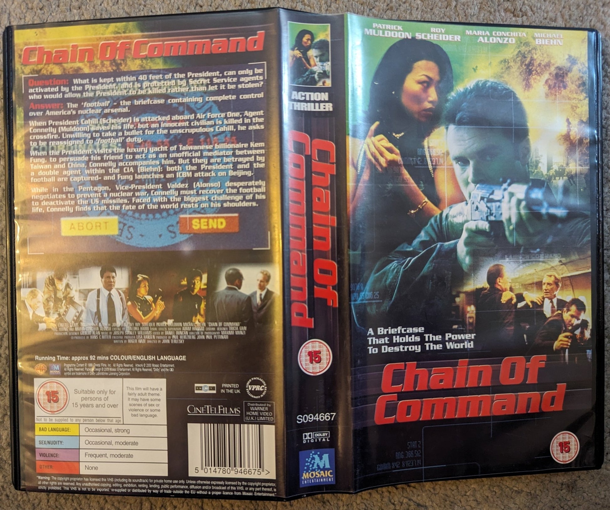 Chain Of Command (2001) VHS Video *Sealed* - Flippin Retro Video Shop