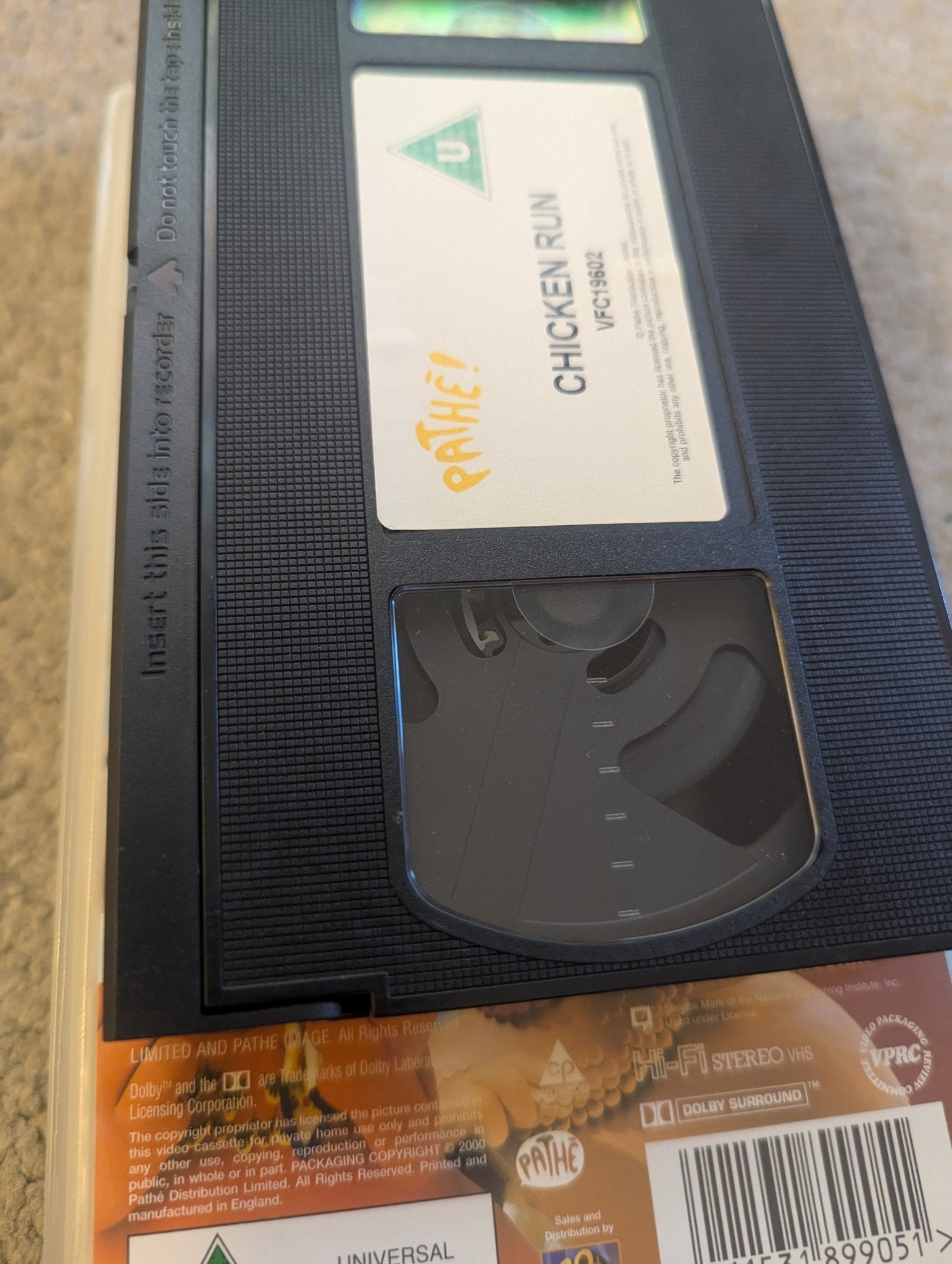 Chicken Run (2000) VHS Video - Flippin Retro Video Shop