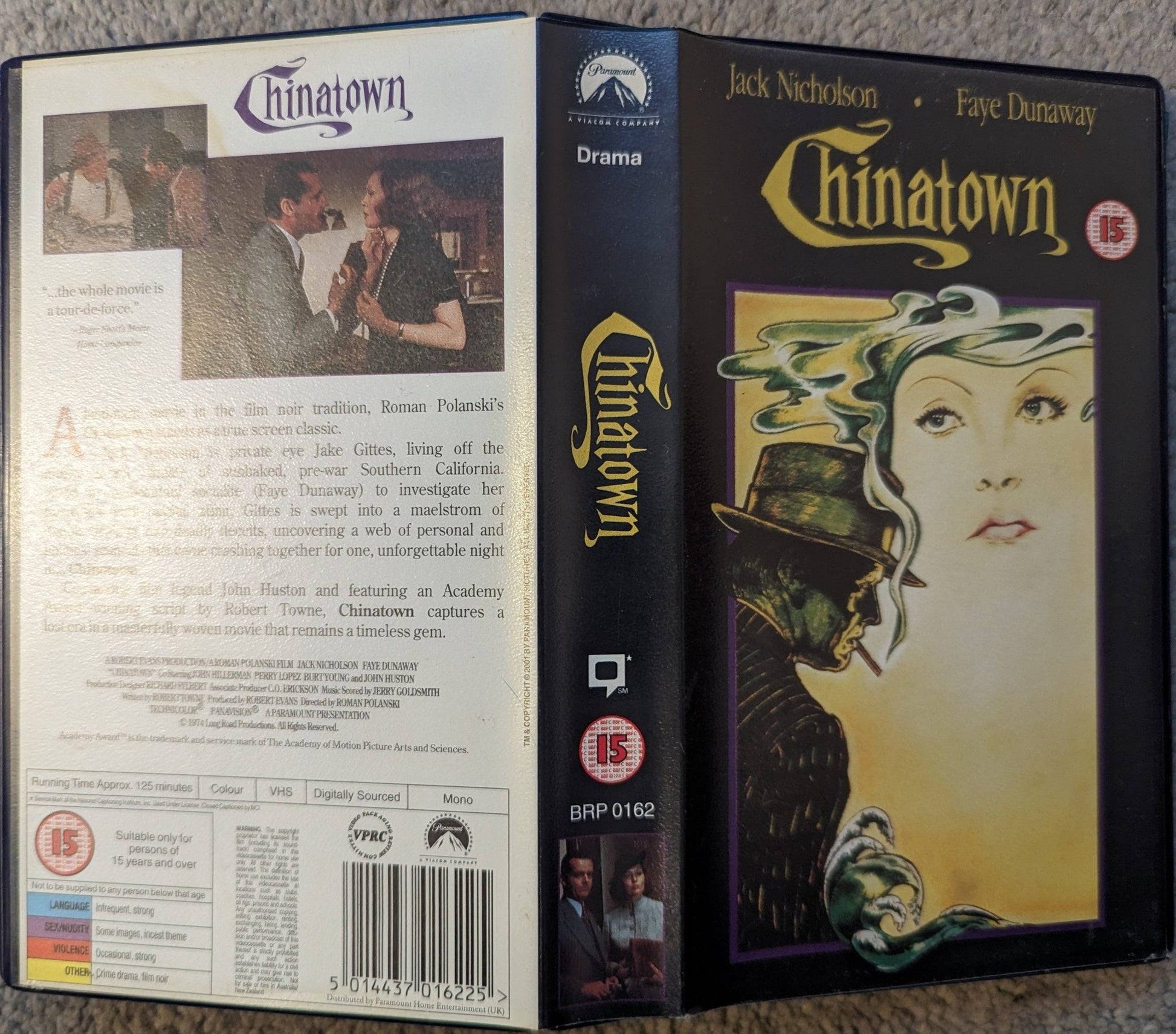 Chinatown (1974) VHS Video - Flippin Retro Video Shop