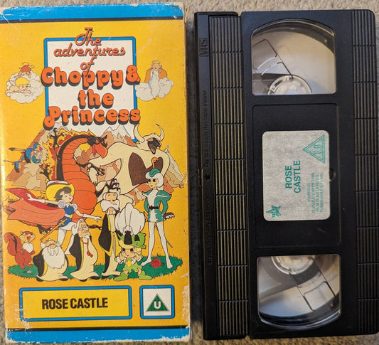 Choppy and the Princess Rose Castle VHS Video - Flippin Retro Video Shop