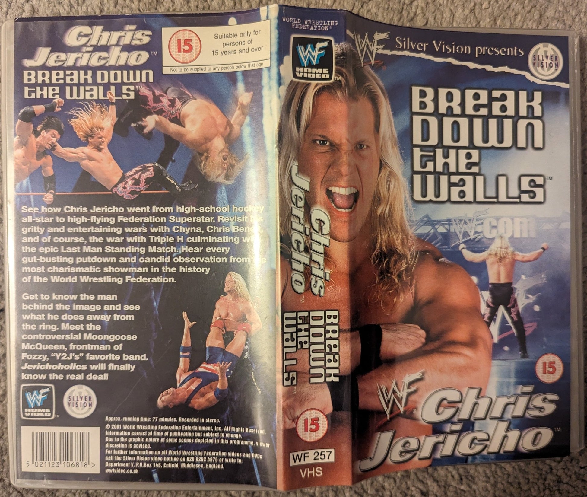 Chris Jericho Break Down The Walls VHS Video - Flippin Retro Video Shop