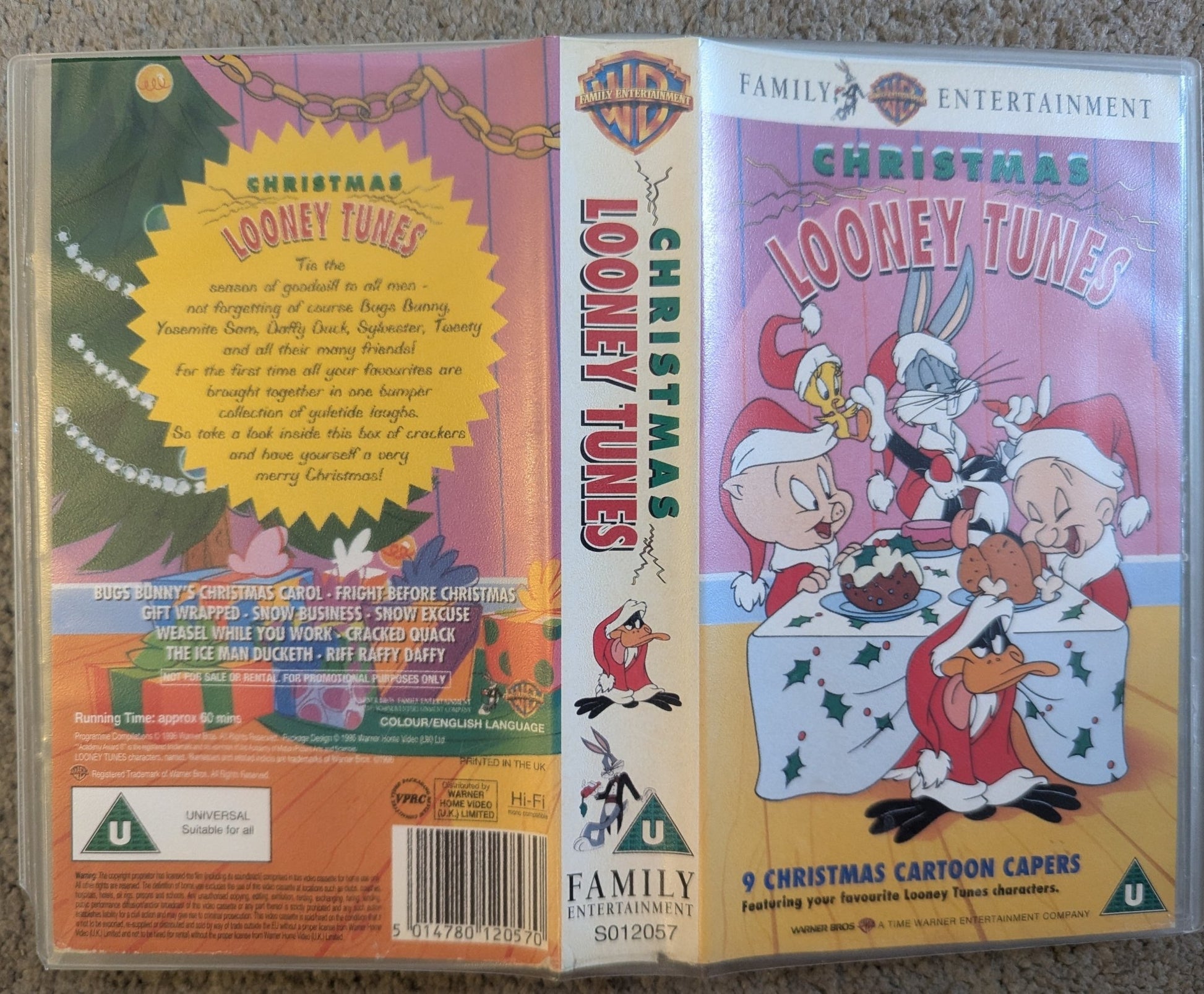 Christmas Looney Tunes VHS Video - Flippin Retro Video Shop