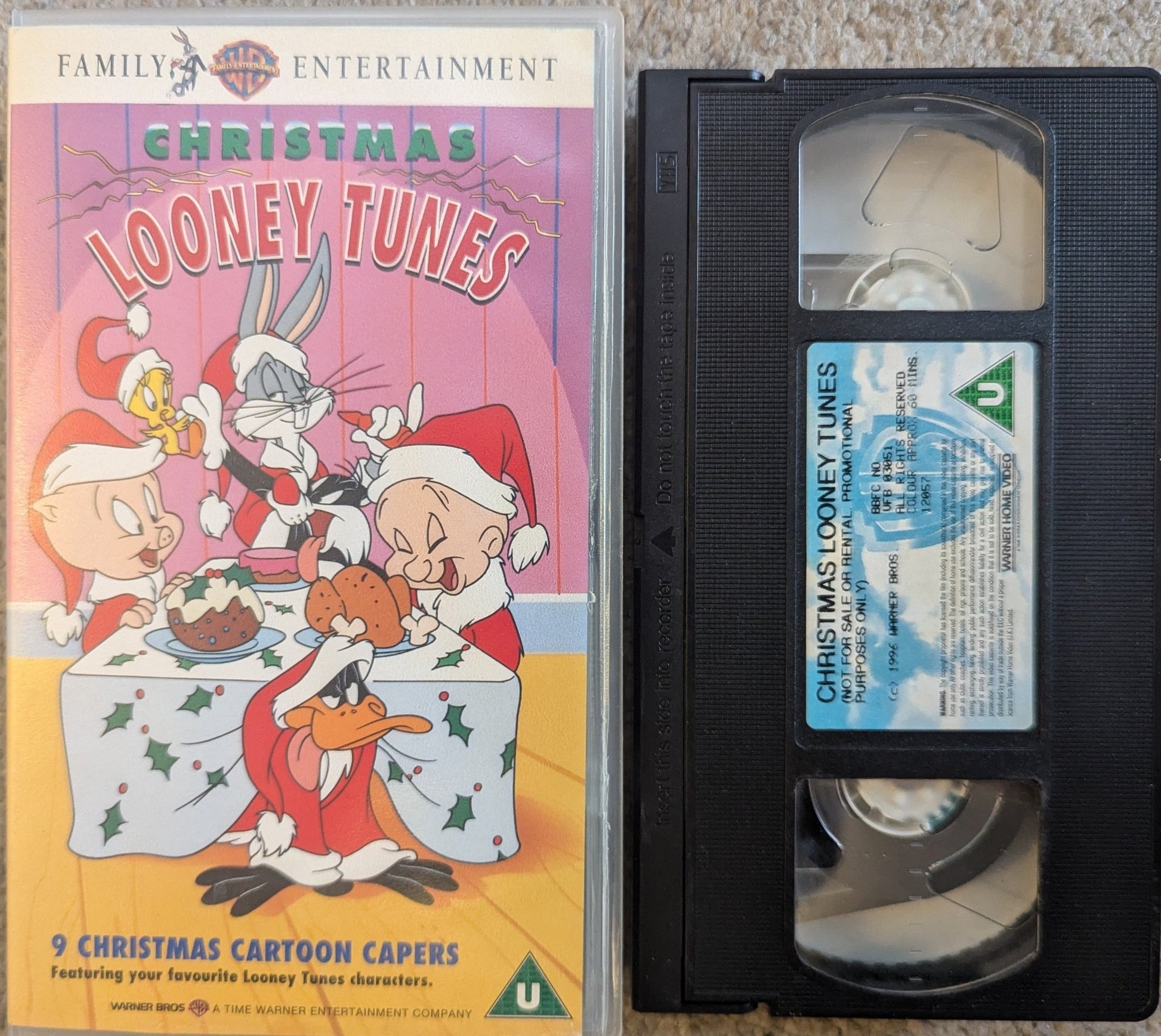 Christmas Looney Tunes VHS Video - Flippin Retro Video Shop