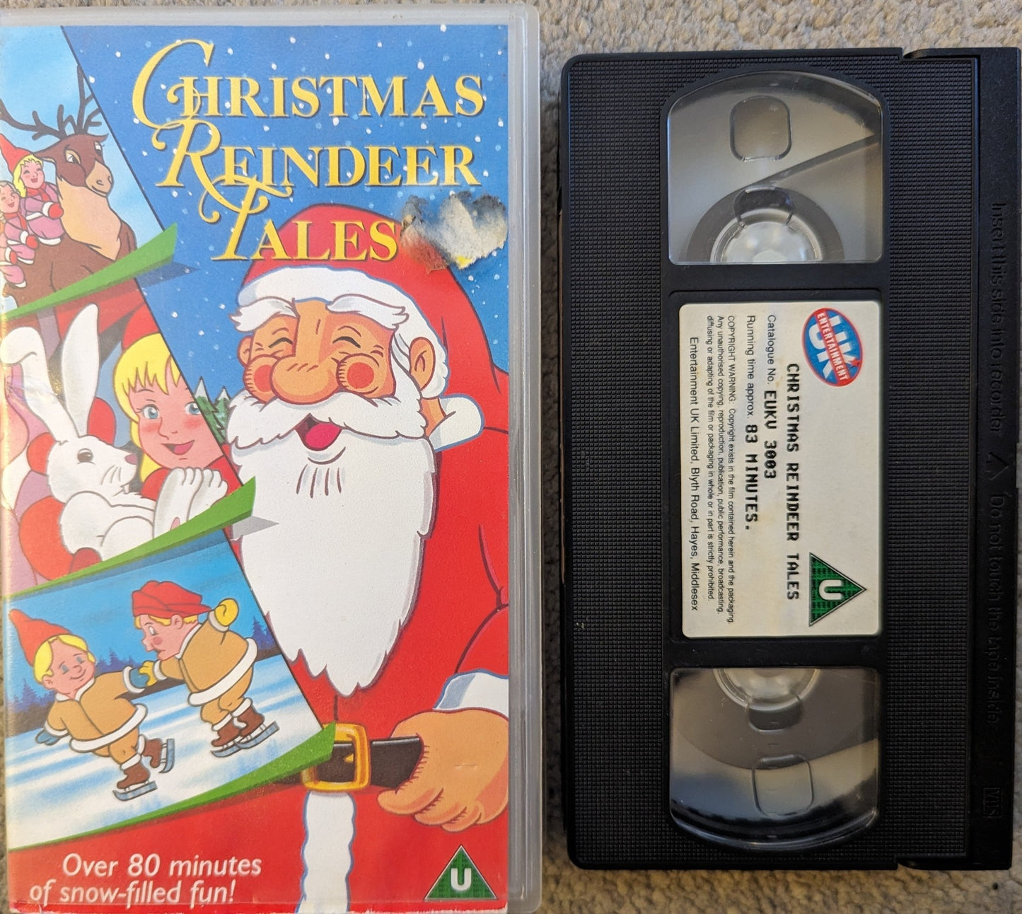 Christmas Reindeer Tales (1988) VHS Video - Flippin Retro Video Shop