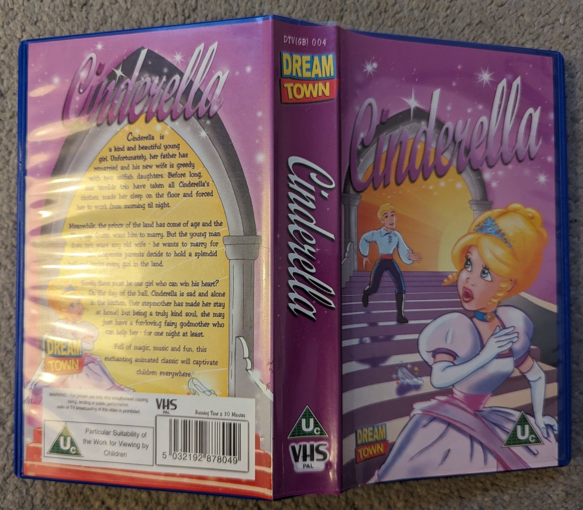 Cinderella (Dream Town) VHS Video - Flippin Retro Video Shop