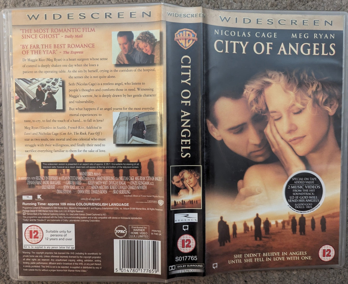 City Of Angels (1998) VHS Video *Sealed* Wide - Screen - Flippin Retro Video Shop