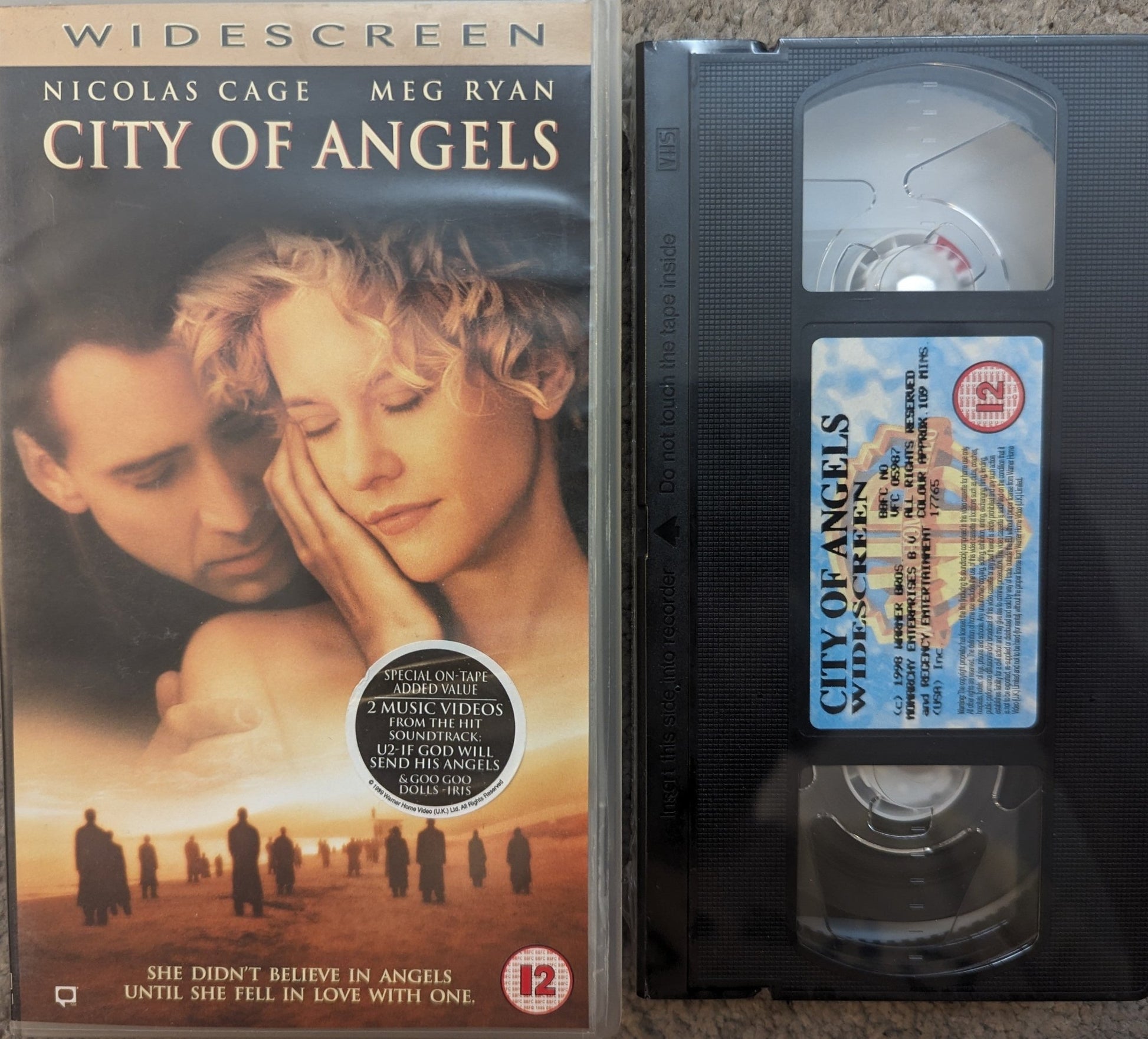 City Of Angels (1998) VHS Video *Sealed* Wide - Screen - Flippin Retro Video Shop