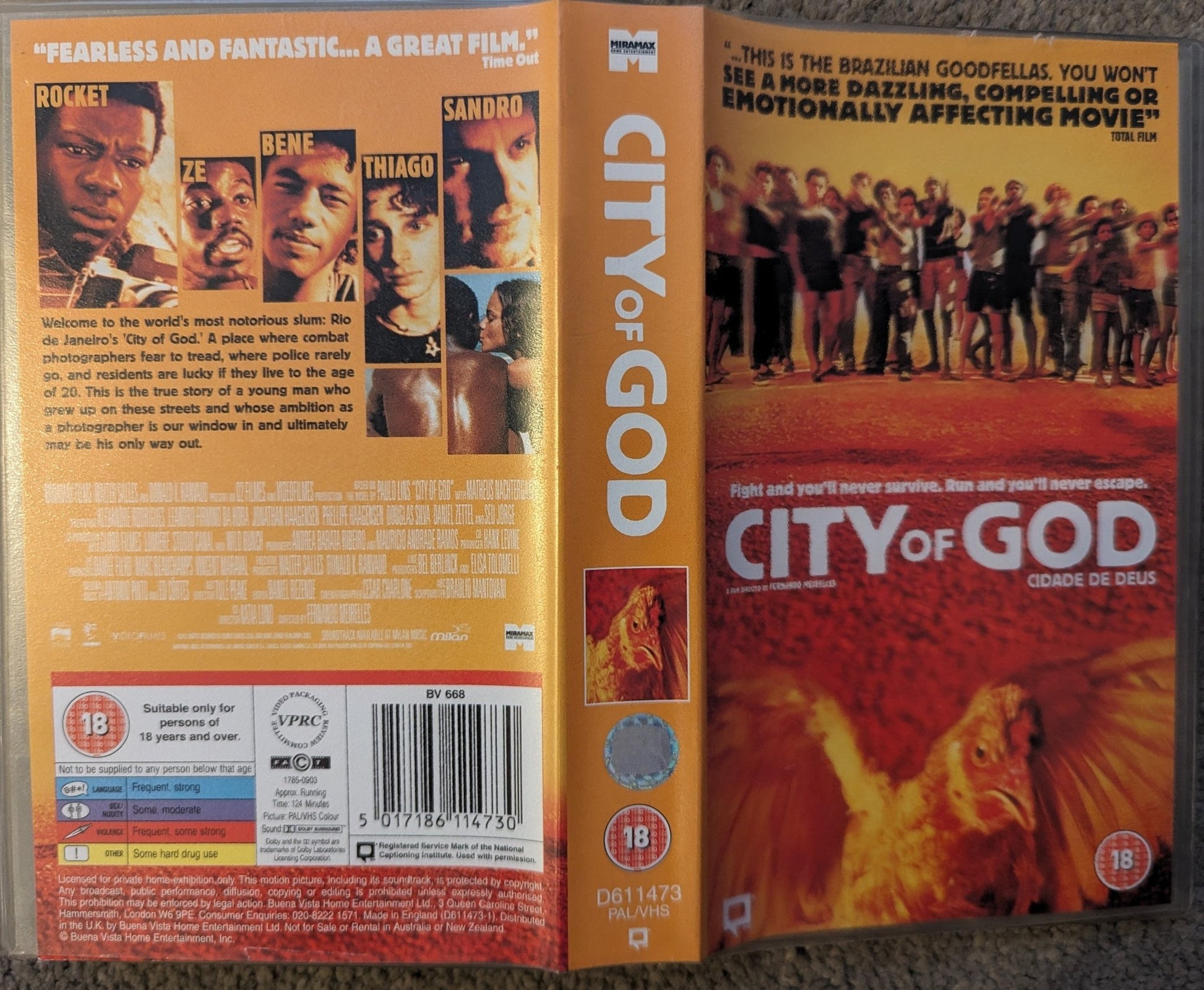 City Of God (2002) VHS Video - Flippin Retro Video Shop