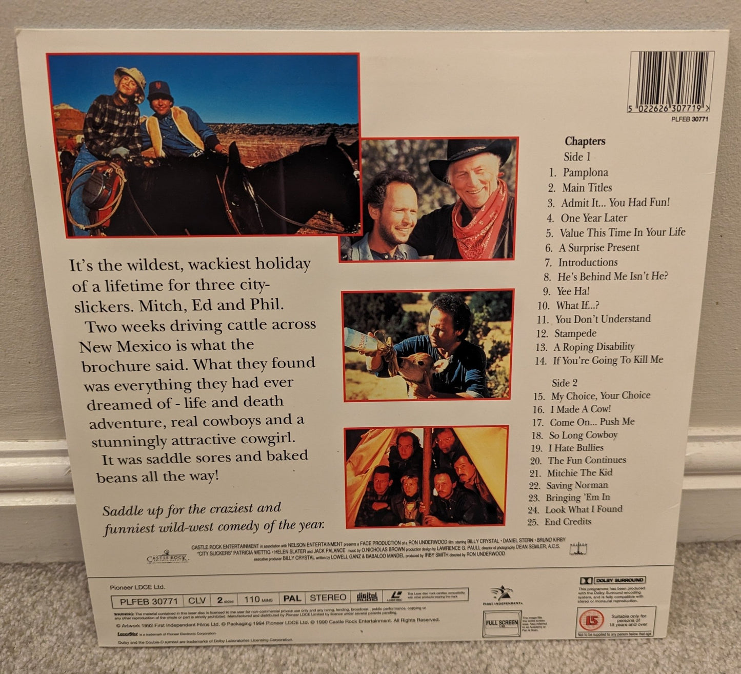 City Slickers (1991) Laserdisc PAL - Flippin Retro Video Shop