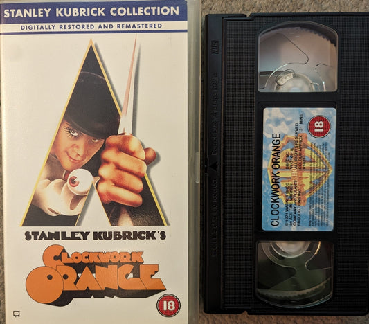 Clockwork Orange (1971) VHS Video - Flippin Retro Video Shop