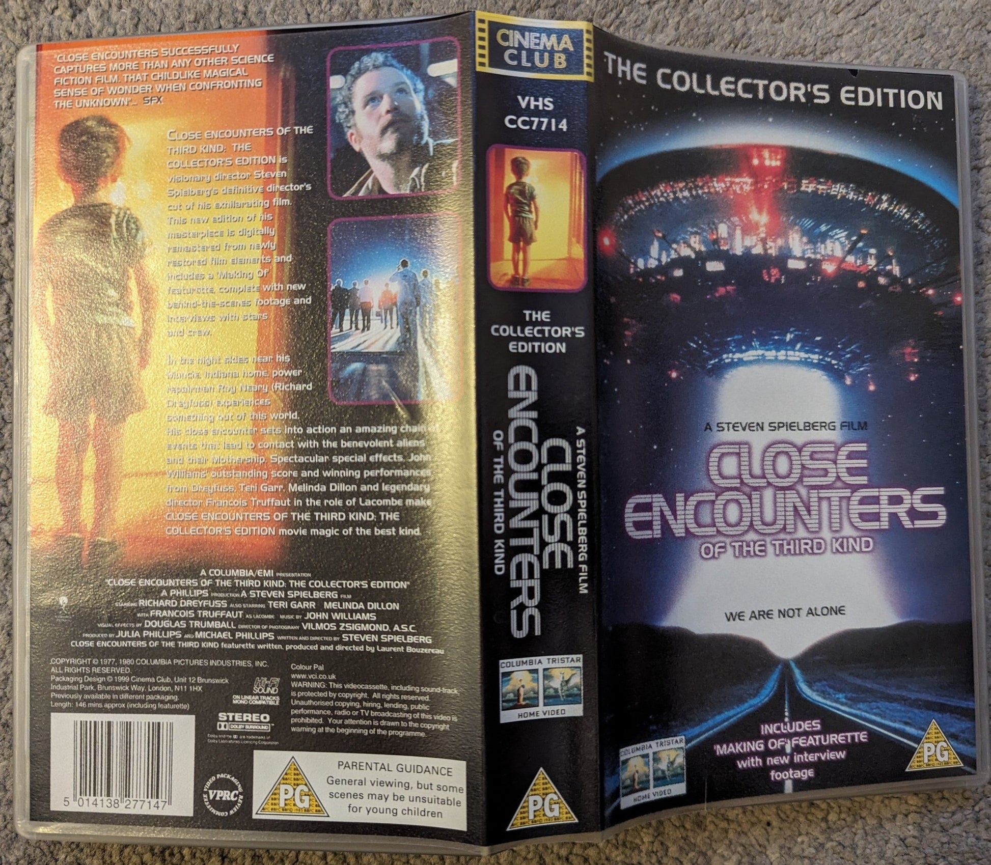 Close Encounters Of The Third Kind (1977) VHS Video - Flippin Retro Video Shop