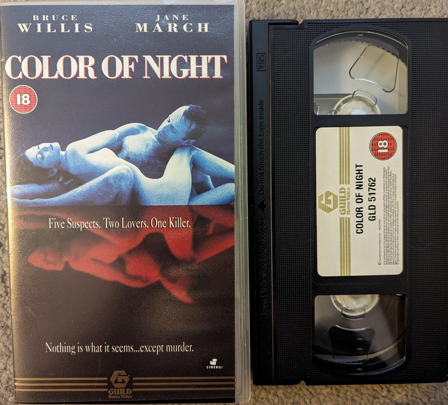 Color Of Night (1994) VHS Video - Flippin Retro Video Shop