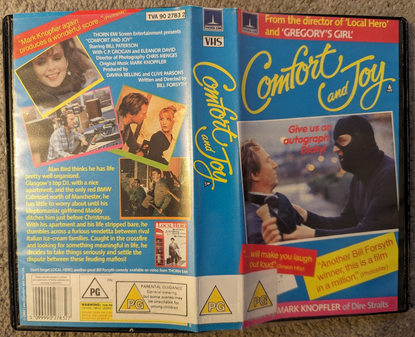 Comfort & Joy (1984) VHS Video - Flippin Retro Video Shop