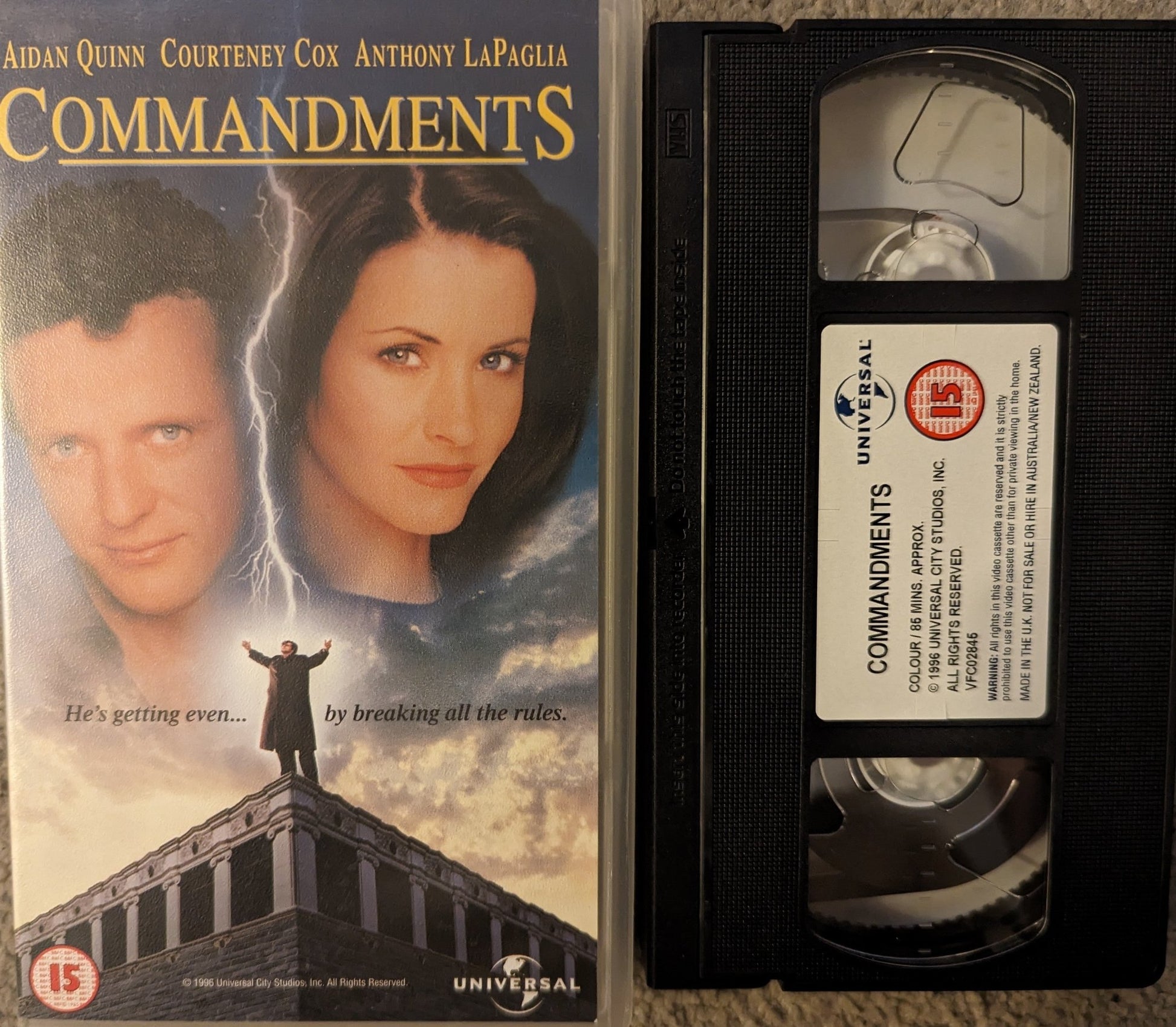 Commandments (1997) VHS Video - Flippin Retro Video Shop