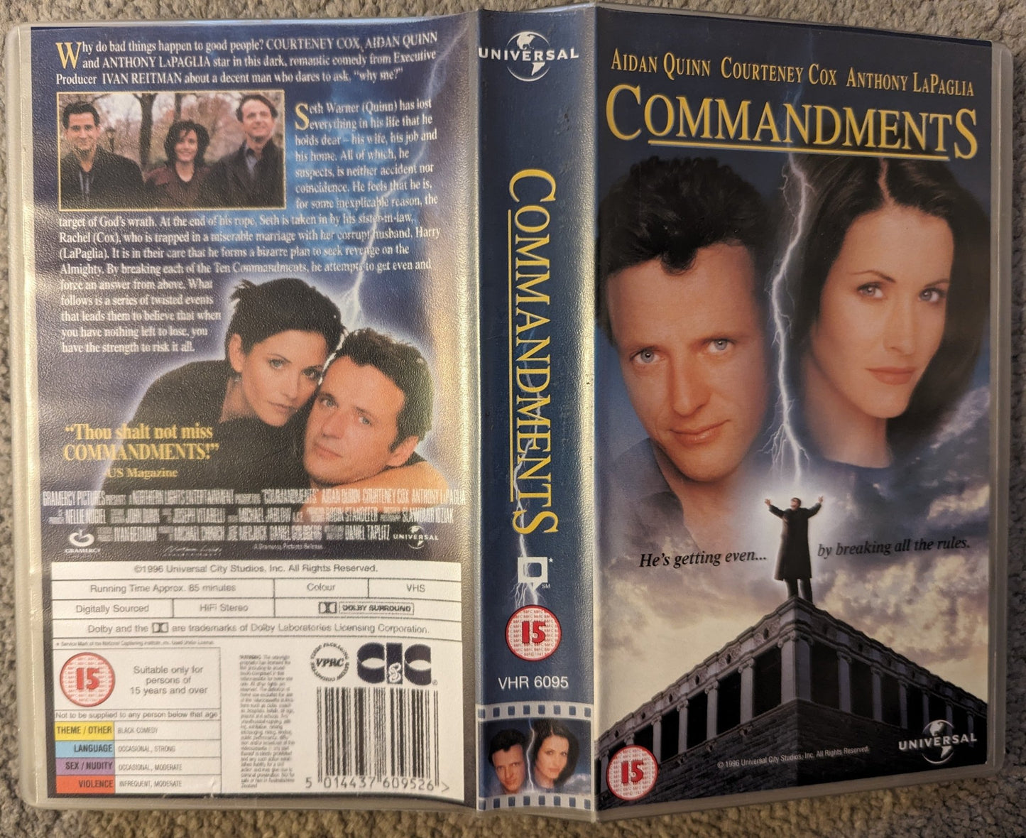 Commandments (1997) VHS Video - Flippin Retro Video Shop