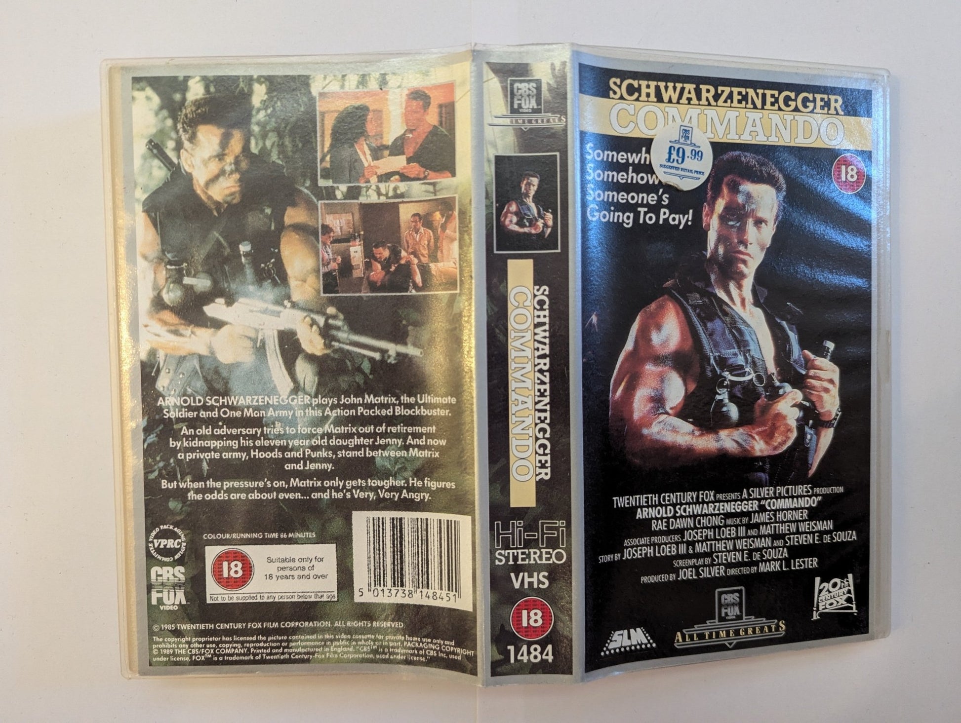 Commando (1985) VHS Video - Flippin Retro Video Shop