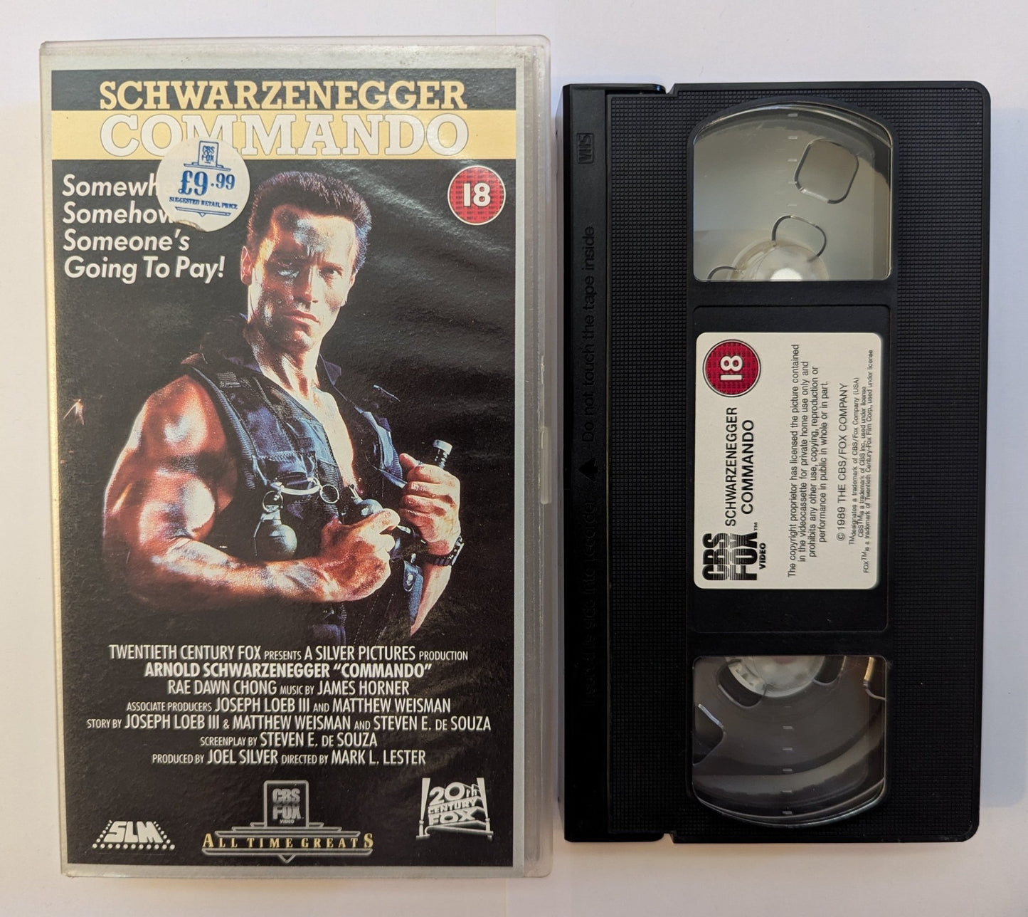 Commando (1985) VHS Video - Flippin Retro Video Shop