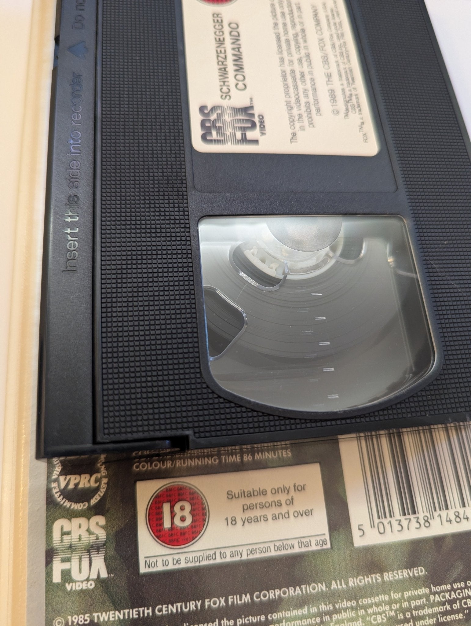 Commando (1985) VHS Video - Flippin Retro Video Shop