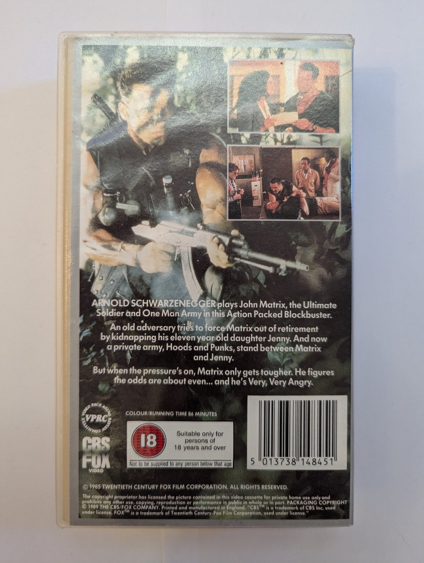 Commando (1985) VHS Video - Flippin Retro Video Shop