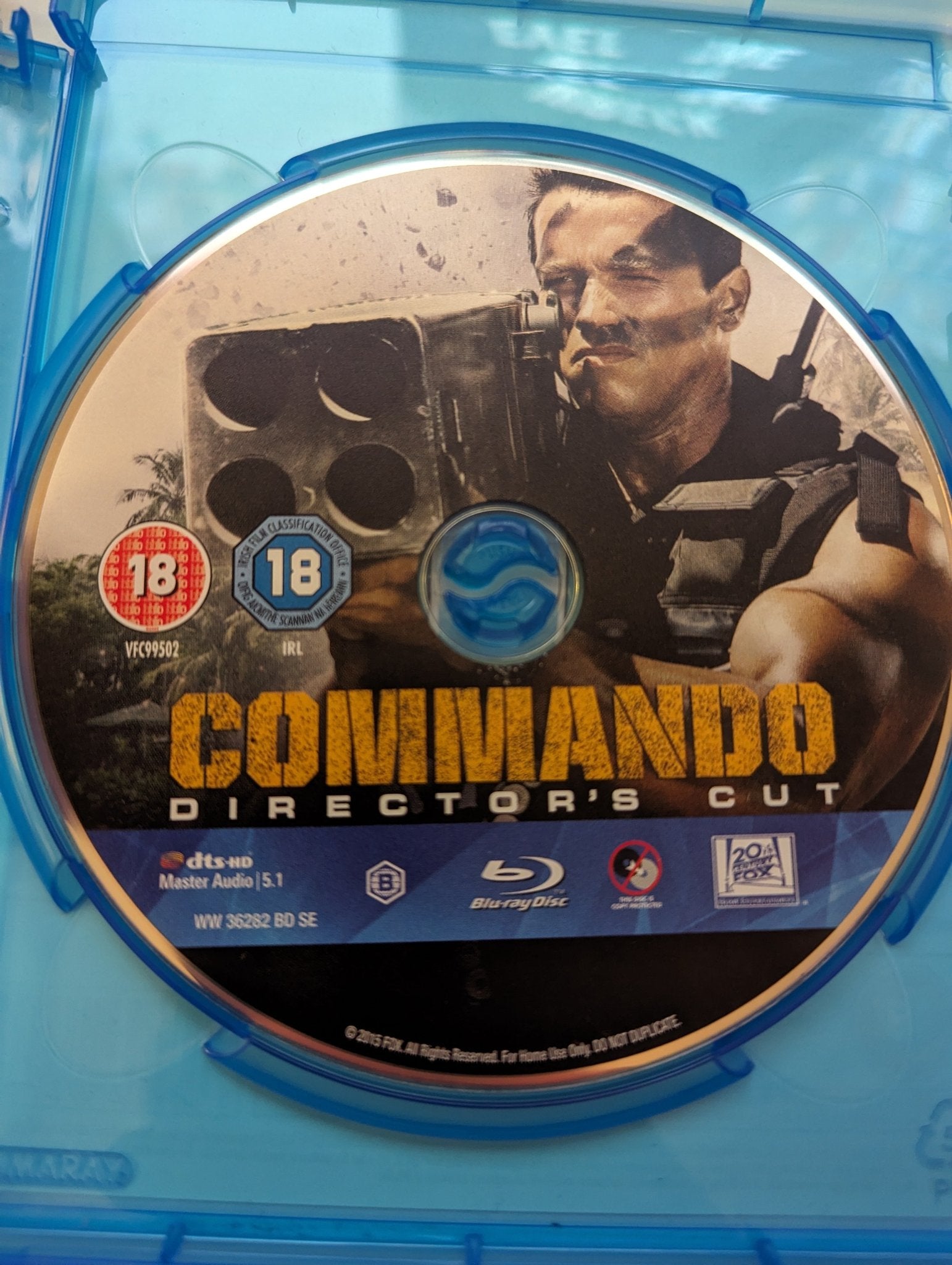 Commando Directors Cut (1985) Blu Ray - Flippin Retro Video Shop