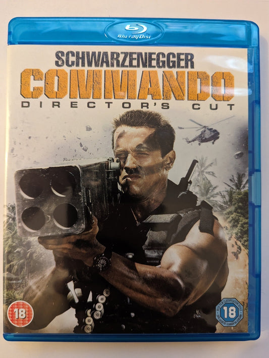 Commando Directors Cut (1985) Blu Ray - Flippin Retro Video Shop