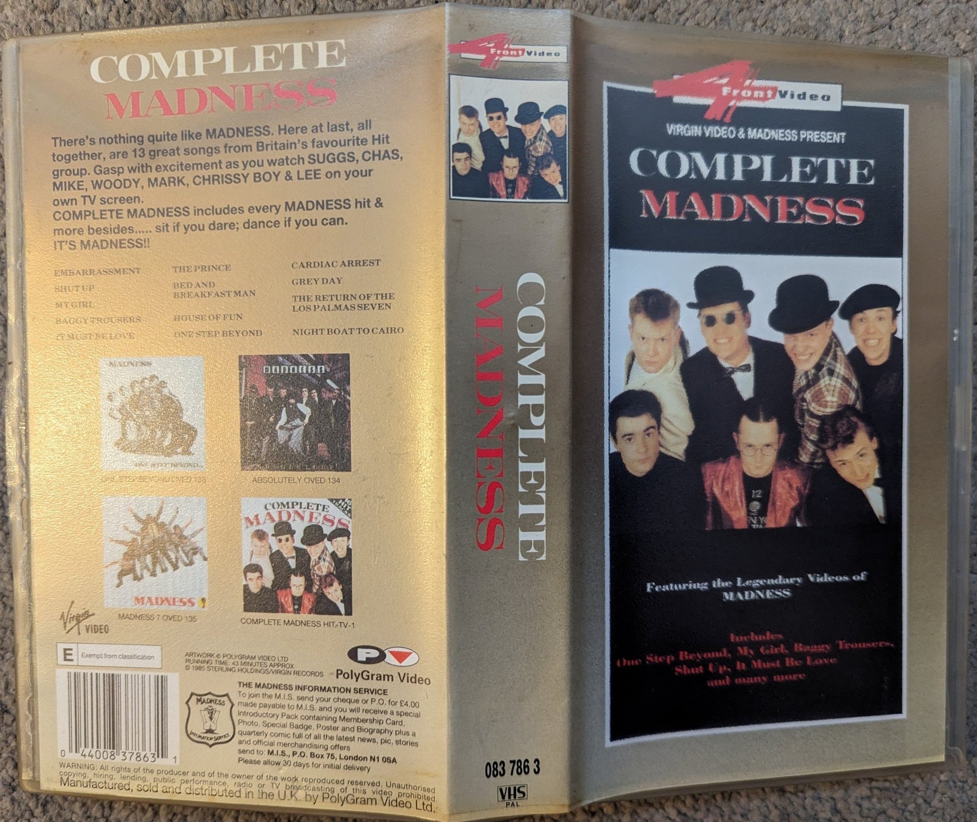 Complete Madness VHS Video - Flippin Retro Video Shop