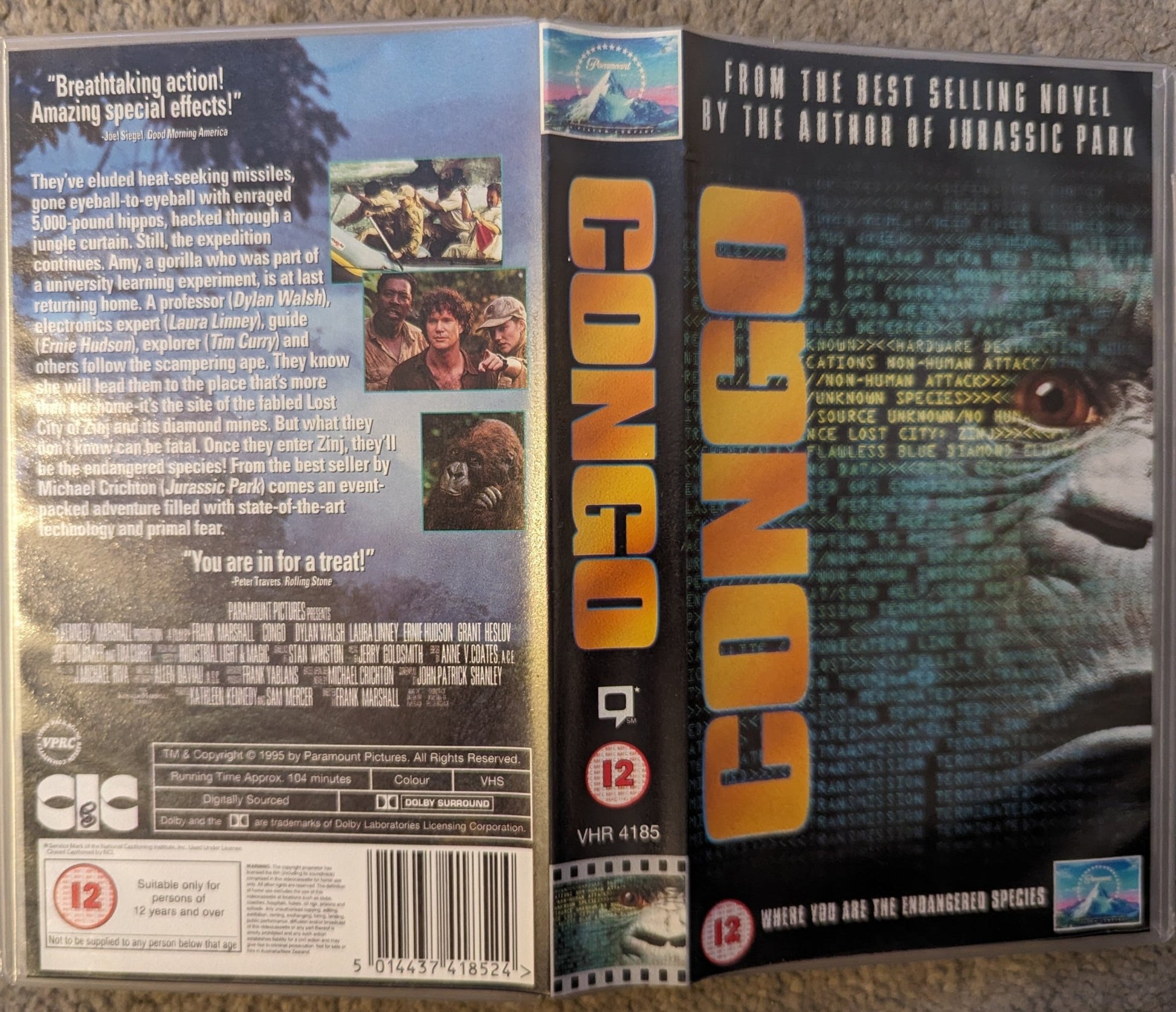 Congo (1995) VHS Video - Flippin Retro Video Shop