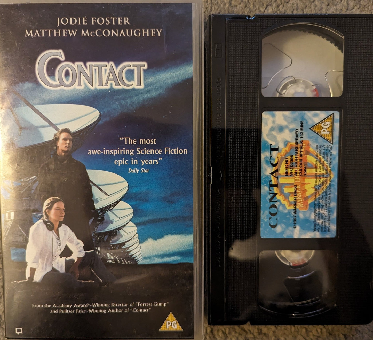 Contact (1997) VHS Video *Sealed* - Flippin Retro Video Shop