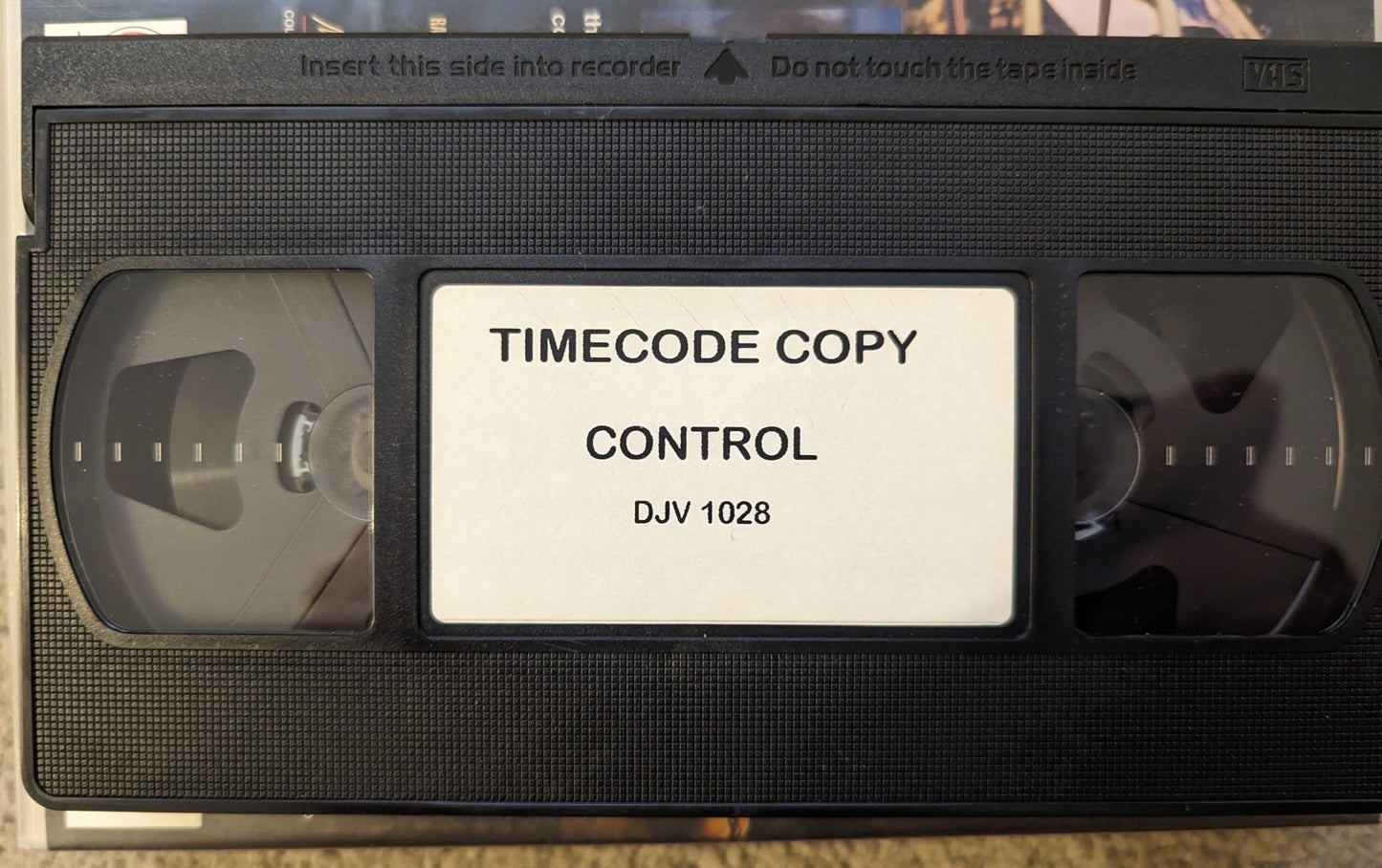 Control (2004) VHS Video Ex Rental Time code - Flippin Retro Video Shop