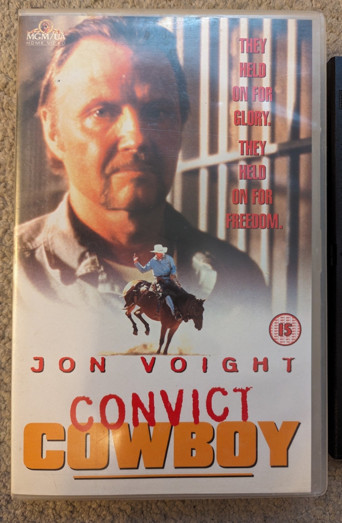 Convict Cowboy (1995) VHS Video Ex Rental - Flippin Retro Video Shop