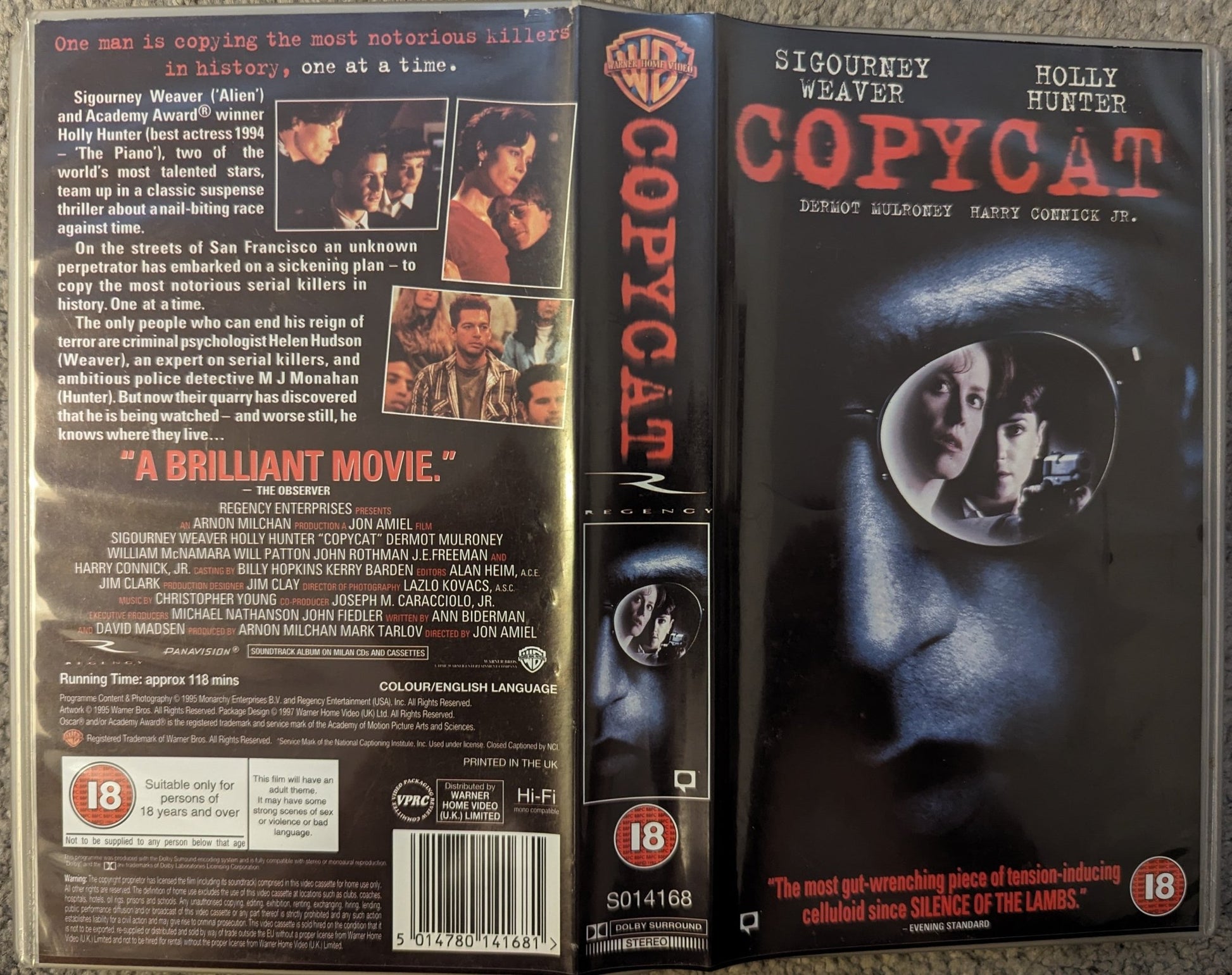 Copycat (1995) VHS Video - Flippin Retro Video Shop