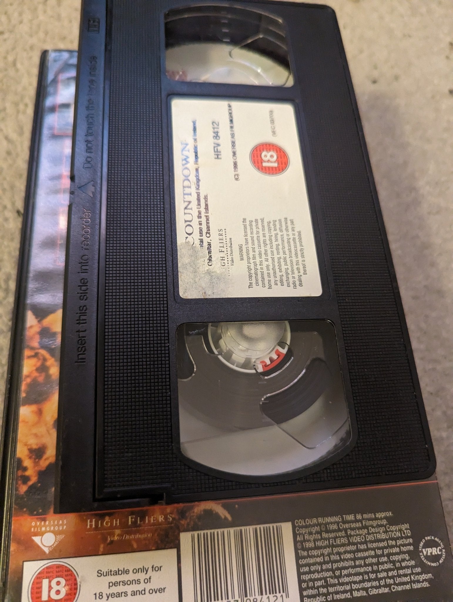 Countdown (1996) VHS Video Ex Rental - Flippin Retro Video Shop