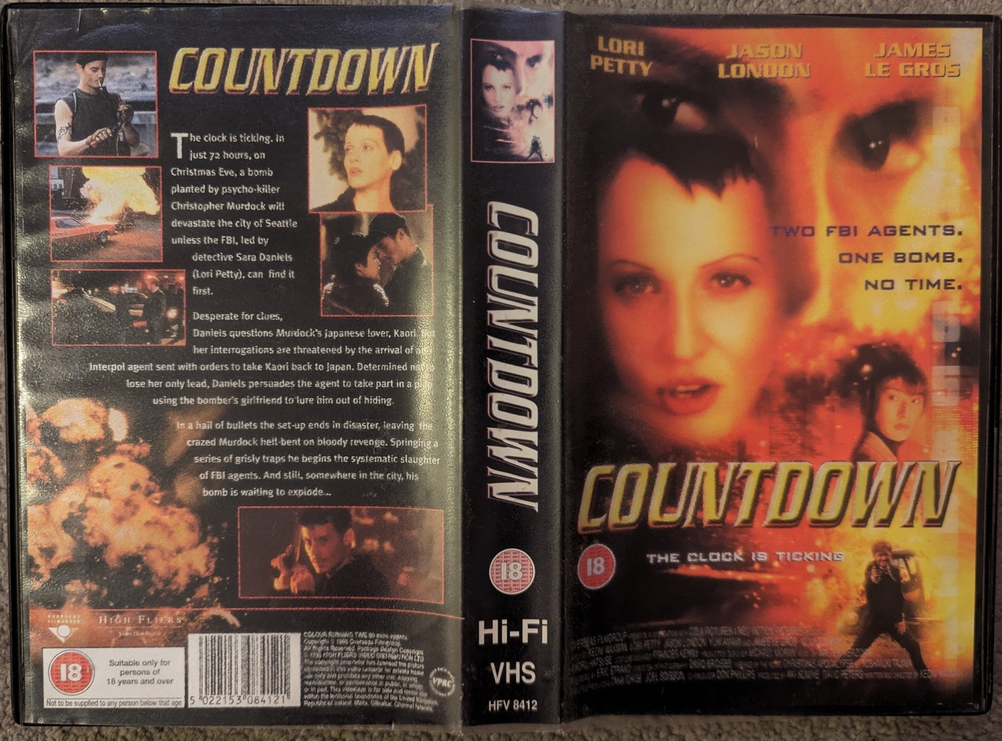 Countdown (1996) VHS Video Ex Rental - Flippin Retro Video Shop