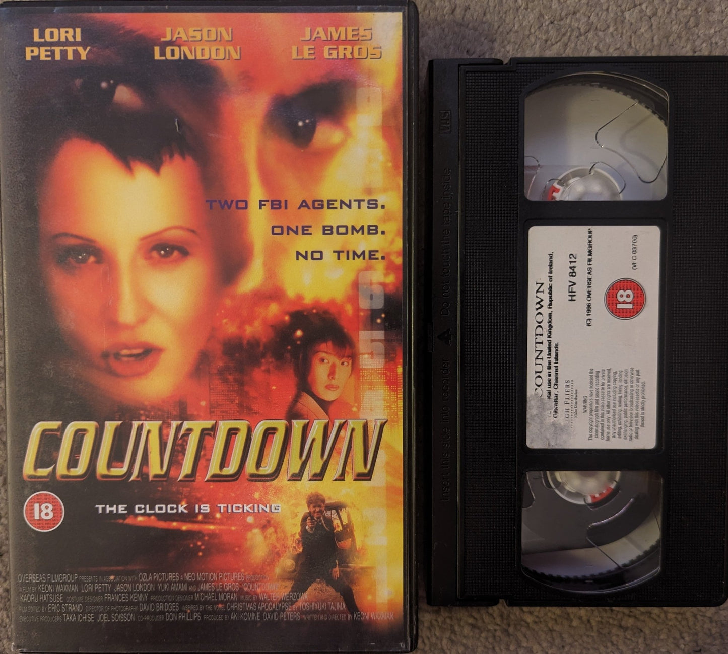 Countdown (1996) VHS Video Ex Rental - Flippin Retro Video Shop