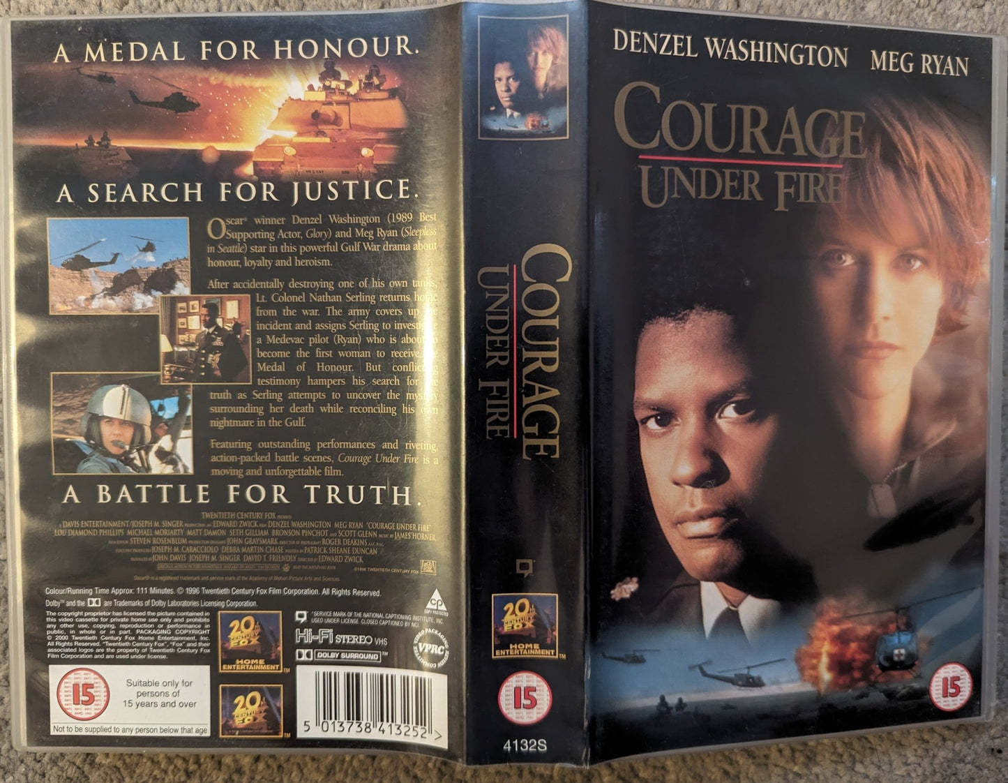 Courage Under Fire (1996) VHS Video *Sealed* - Flippin Retro Video Shop