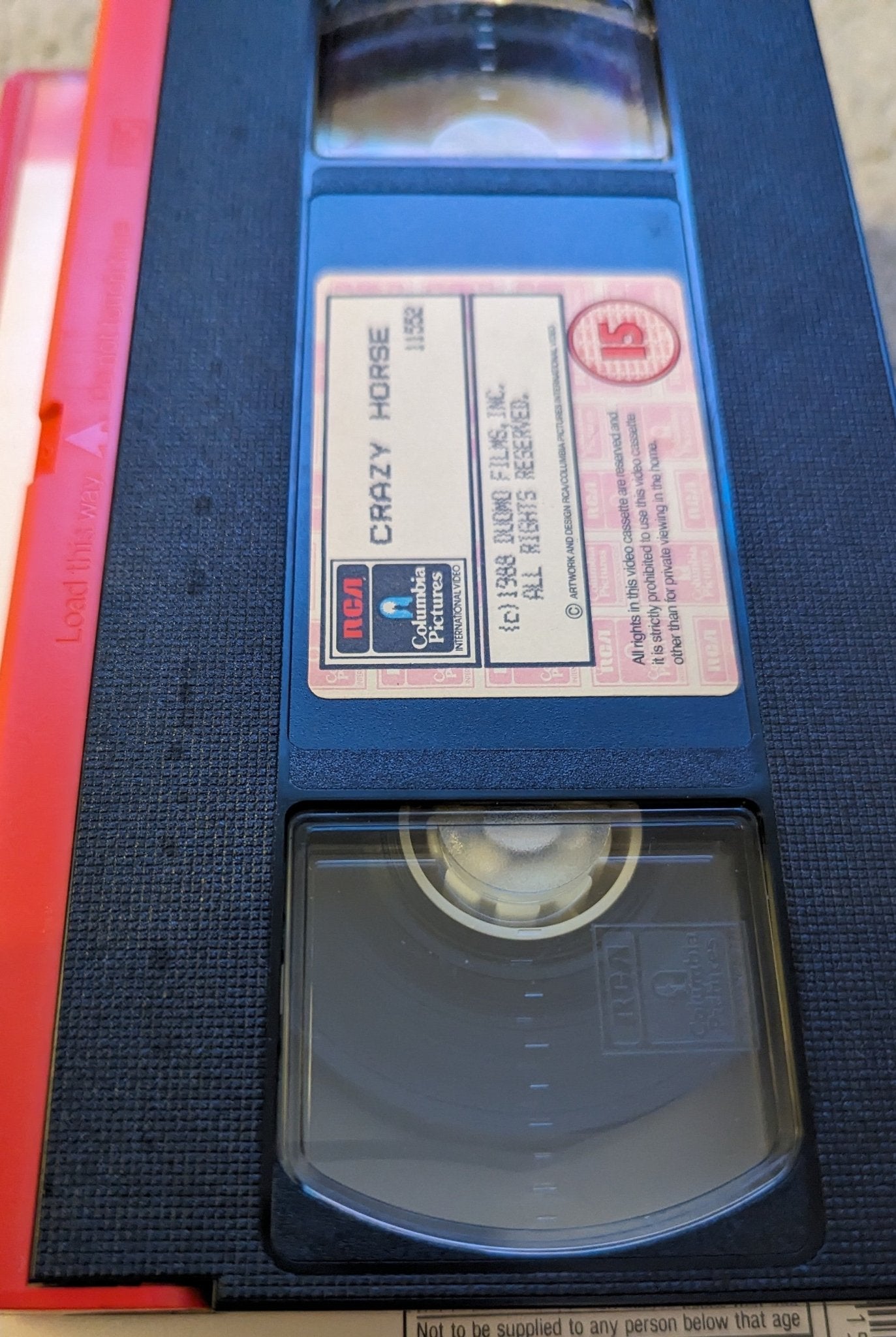 Crazy Horse (1989) VHS Ex Rental - Flippin Retro Video Shop