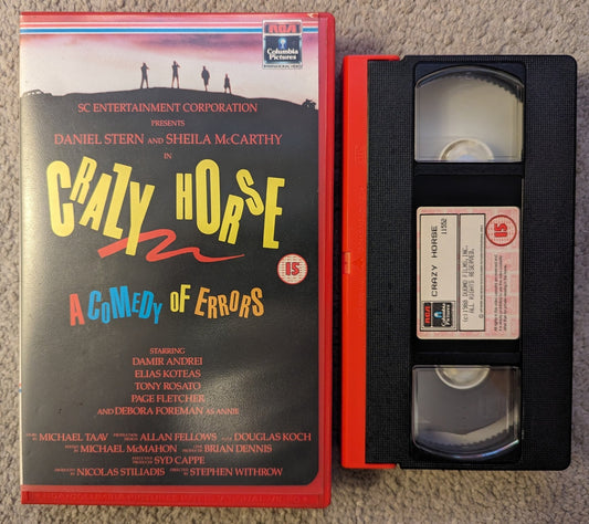 Crazy Horse (1989) VHS Ex Rental - Flippin Retro Video Shop