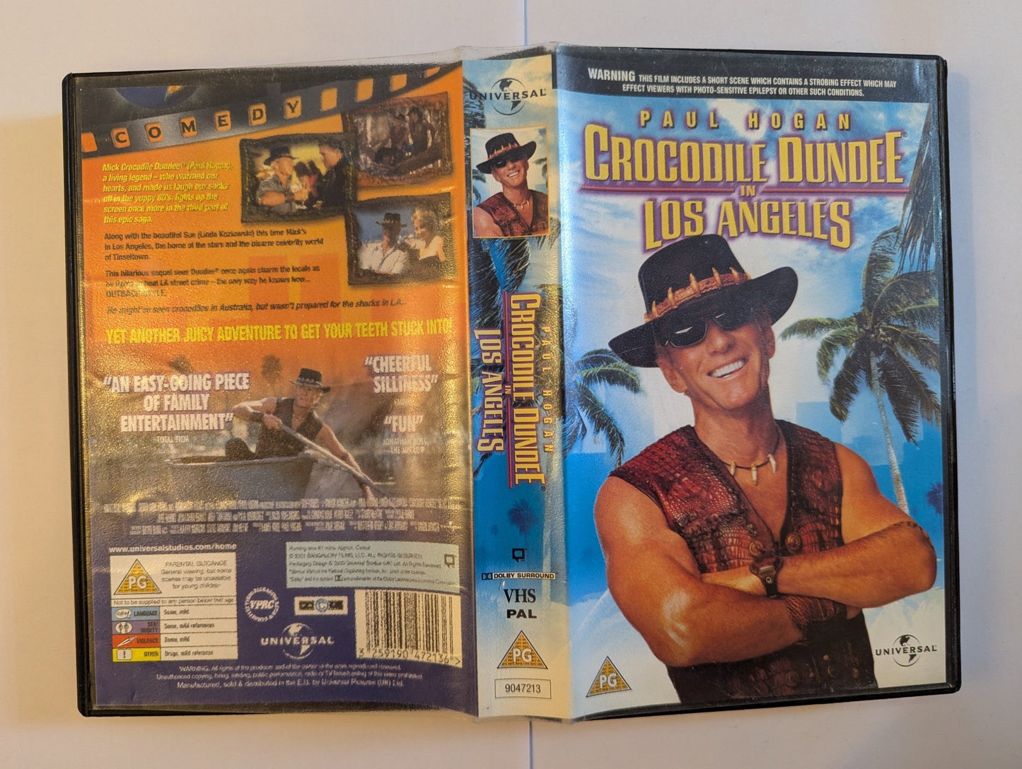 Crocodile Dundee In Los Angeles (2001) VHS Video Ex Rental - Flippin Retro Video Shop