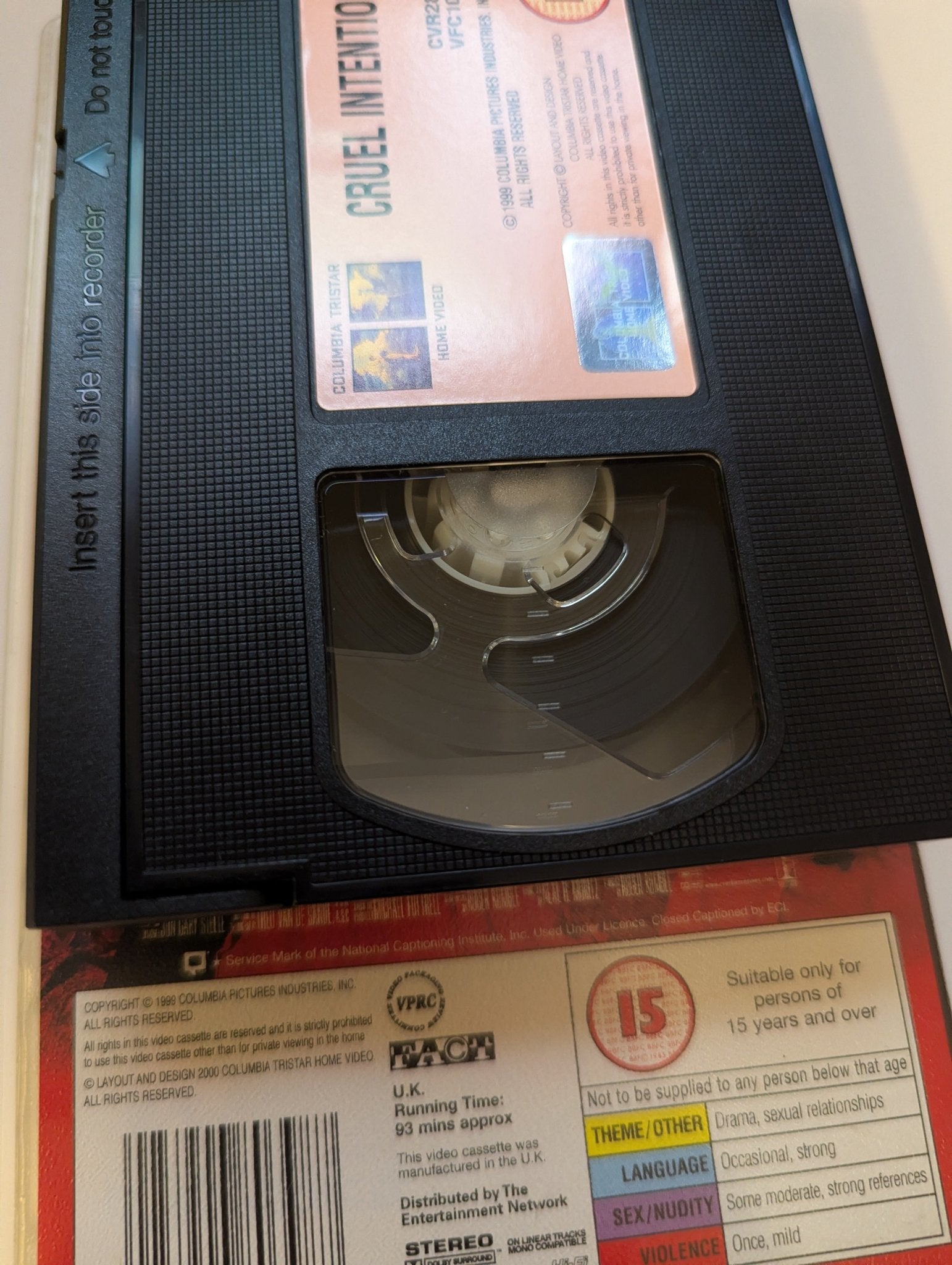 Cruel Intensions (1999) VHS Video - Flippin Retro