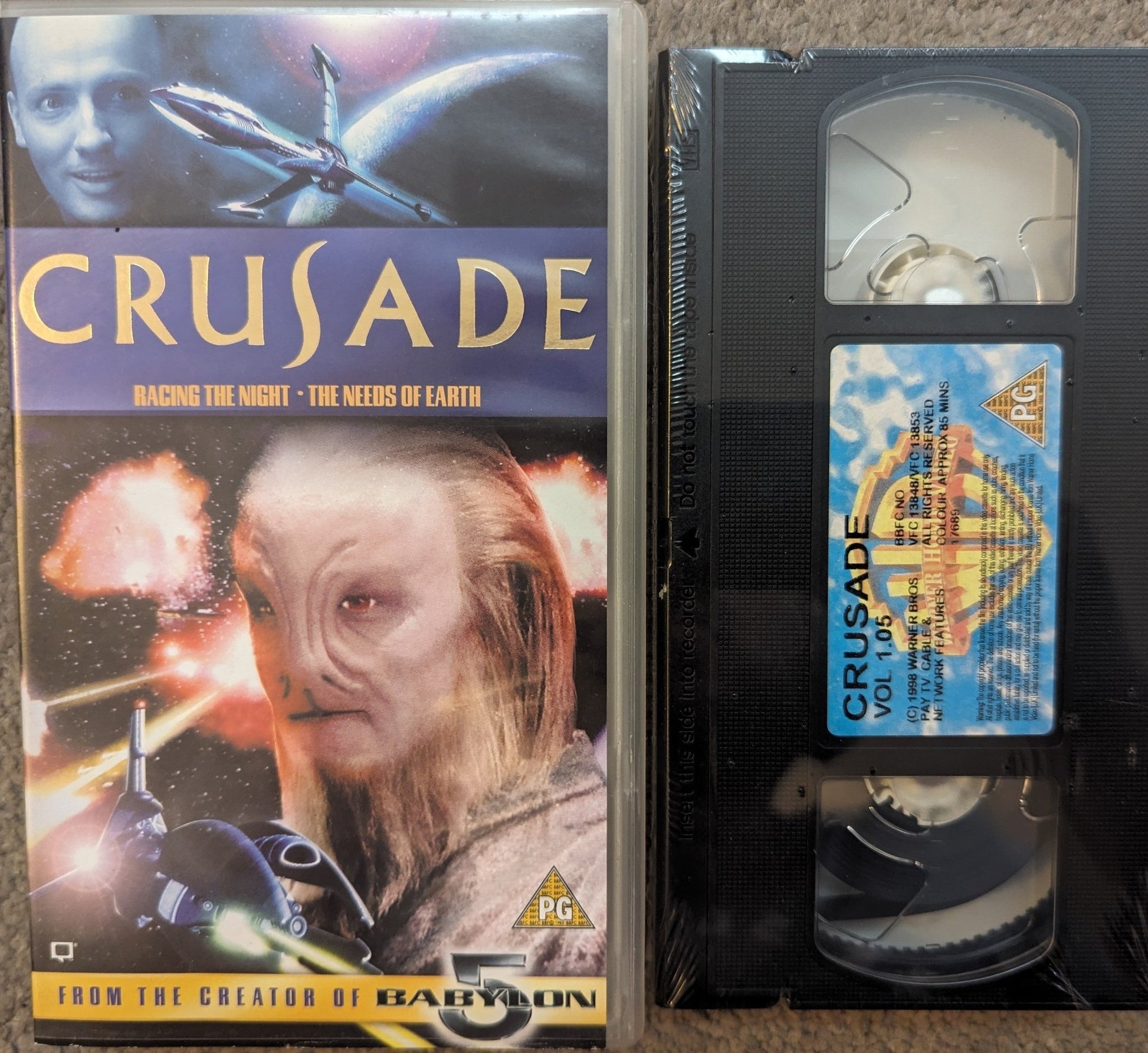 Crusade Volume 1 .05 VHS Video *Sealed* - Flippin Retro Video Shop